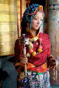 中國藏族美女"仲口甲"