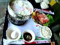綠盈農場~用餐(鮮奶火鍋)